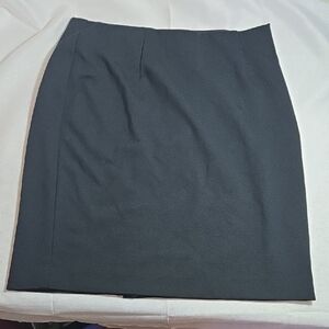 J. Jill Ponte Elegant Black Womens Small Petite Pencil Skirt